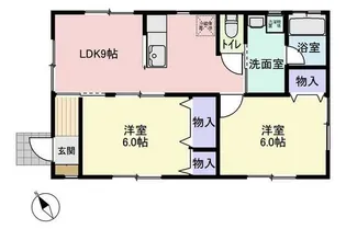 千葉県香取市佐原イ【一戸建】の間取り