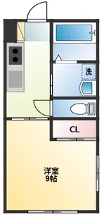 イーストパレスY-8【2階】の間取り