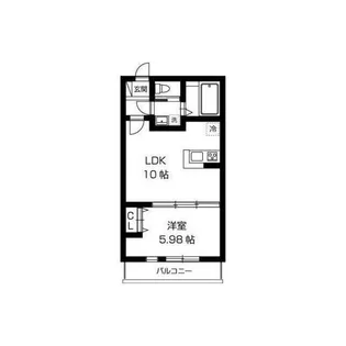 東京都世田谷区代田3【マンション】の間取り