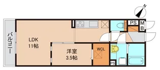 千葉県松戸市横須賀2【アパート】の間取り