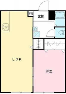 栗ハイツ【1階】の間取り