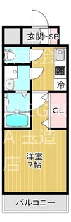 大阪府大阪市東成区玉津2【マンション】の間取り
