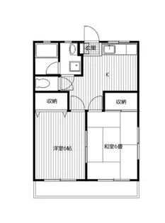 フラッツマキ【2階】の間取り