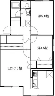 ハイクレストサンシャインI【1階】の間取り