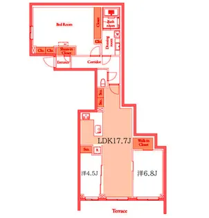 クラリティア横濱反町の間取り