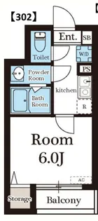 東京都板橋区清水町【アパート】の間取り
