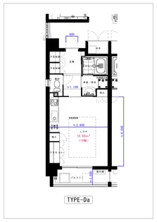 FLat北堀江【10階】の間取り
