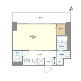 KDXレジデンス千葉中央East【6階】の間取り