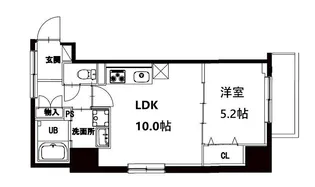 東京都台東区駒形1【マンション】の間取り