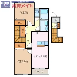 オリオン【2階】の間取り
