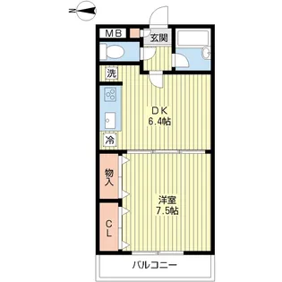 シェソワ【2階】の間取り
