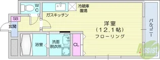 ウィング遊【3階】の間取り