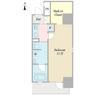 ル・ブルー鶴舞【11階】の間取り