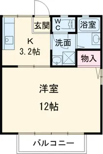 サンハイツ【1階】の間取り