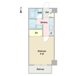 ソレアード【6階】の間取り