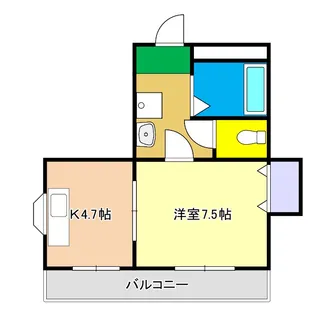 ノワール愛宕山【3階】の間取り
