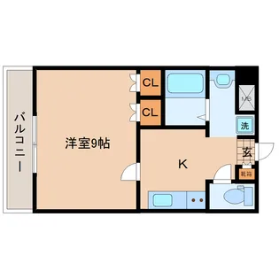 フラッツ原町【4階】の間取り