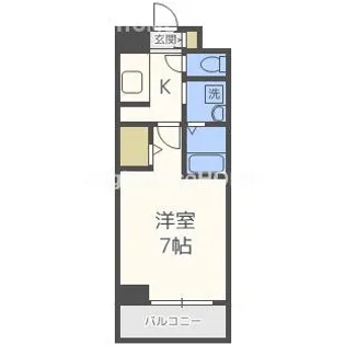 メイゾン都島【6階】の間取り
