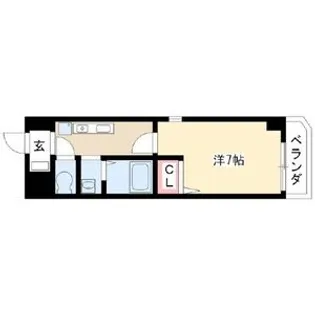 グランディア那古野【9階】の間取り