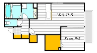 ルピナス高柳東町3【1階】の間取り