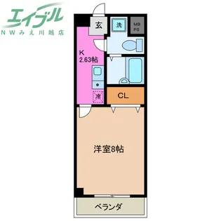 サニーヒルズあい【2階】の間取り