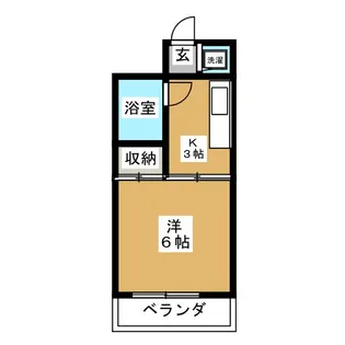 第8頼長ビル【5階】の間取り