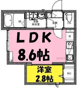 KEIAI RESIDENCE せんげん台5【1階】の間取り