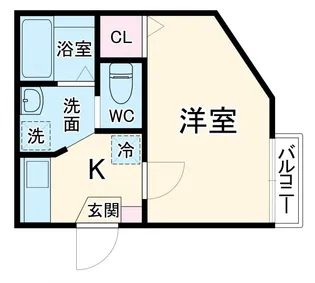 Blanc Cube一ノ割【1階】の間取り