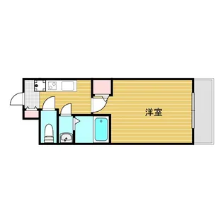カルム西淡路【3階】の間取り