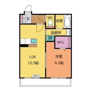 仮称 浄水MIIマンション【1階】の間取り