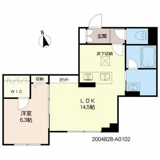 Gran京町【2階】の間取り