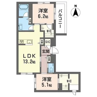 フェリシータ【2階】の間取り