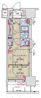 プレサンス ジェネ 新栄町駅前 葵【9階】の間取り