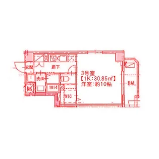 マークス横濱浅間町【2階】の間取り
