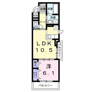 喜鈴【3階】の間取り