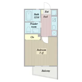 プライオリティみずほ台【3階】の間取り