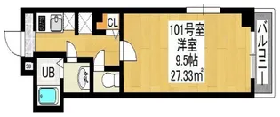 ハイロード大島【1階】の間取り