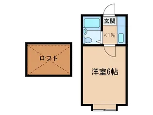 コスモ21東新【1階】の間取り