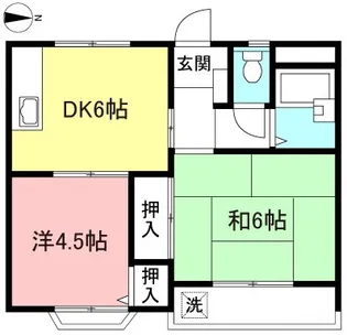 ストークウイング荒井【2階】の間取り
