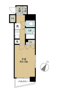 スカイコート日本橋浜町【3階】の間取り