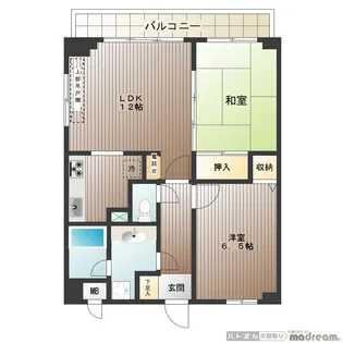 レクセルマンション初石【2階】の間取り