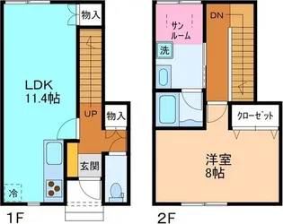 本郷町APARTMENT A棟の間取り