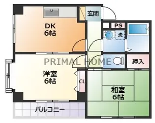 アークスター【3階】の間取り