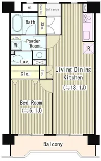 パルティーレ西落合【4階】の間取り