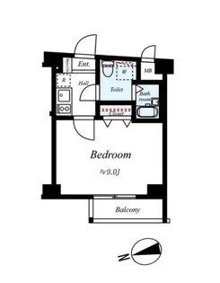 SIN-City上北沢XEBEC【3階】の間取り