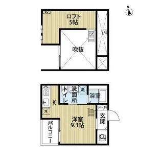 ベーネ二瀬町(ベーネフタセチョウ)【1階】の間取り