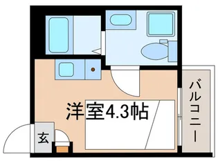 LE DIAMANT明大前【4階】の間取り