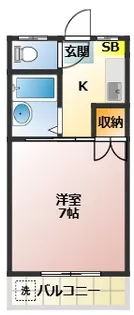 ラ・アミハイツ【2階】の間取り