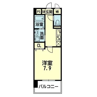 Beau rivage白山【7階】の間取り