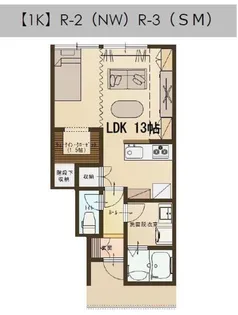 ユーソニアン・東宮内【1階】の間取り